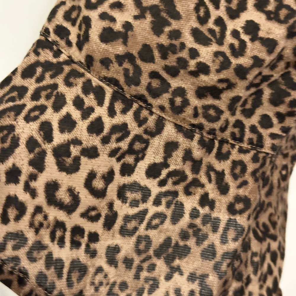 Chico's Embroidered leopard print top - Picture 2 of 5